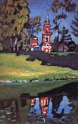 Vassily Kandinsky Red Church oil